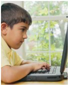 Child at computer
