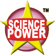 Science Power Logo for Physics, Chemistry and Biology tuition.